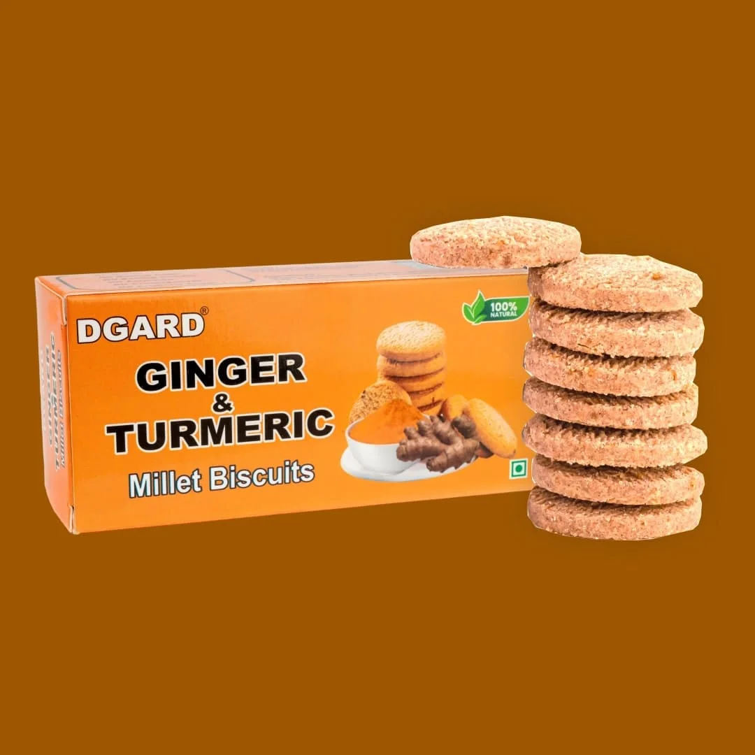 Ginger & Turmeric Millet Biscuits